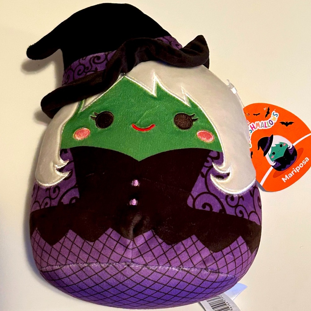 NEW!!! Squishmallows Original Mariposa The Witch Plush- 8 inches (NWT) - Picture 2 of 4